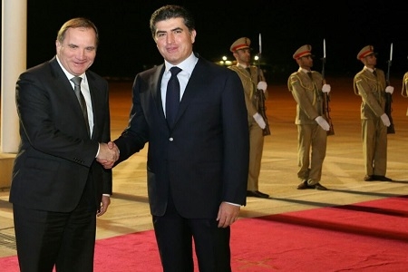 Serokwezîrê Swêdê li Hewlêrê ye