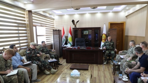 Şanda hevpeymanî û pêşmerge civiyan