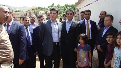 Serokwezîr serdana lêqewmiyên lehiya parêzgeha Duhokê dike