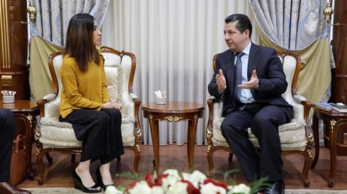 Mesrûr Barzanî pêşwaziya Nadiye Murad kir