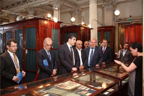 Nêçîrvan Barzanî serdana Enstîtuya Rojhilatnasî li San Petersburgê dike