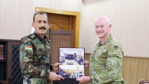 Şandeke hevpeymanan serdana wezareta pêşmerge kir