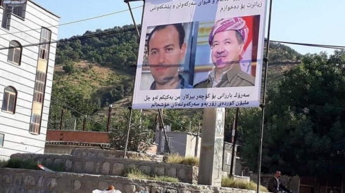 Gund bi wêneyên Serok Barzanî hat xemlandin