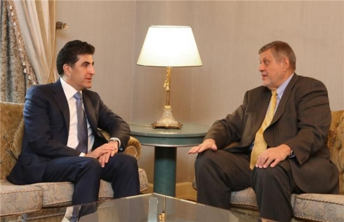 Barzanî û Kubis pirosesa siyasî û hilbijartinên Îraqê gotûbêj dikin