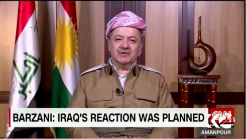 Serok Barzanî: Me zanî ku divê em tenê pişta xwe bi xwe girêbidin