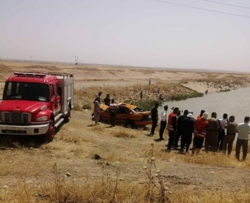 Li Daqûqê otomobîlek ket nav avê – 4 kes mirin