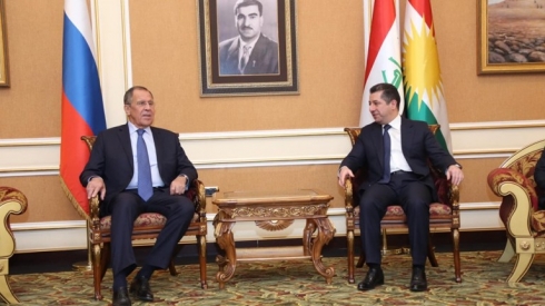 Serokwezîrê Kurdistanê li gel wezîrê derve yê Rûsyeyê civiya