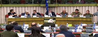 Peshmerga commanders address EU parliament