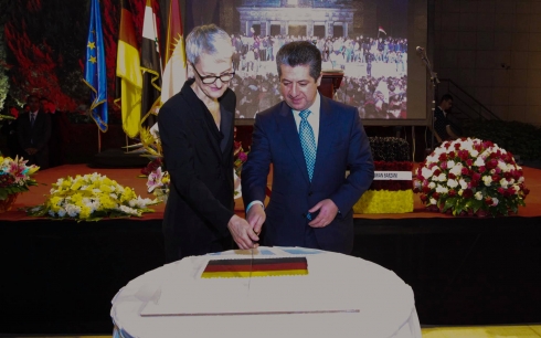 Li Hewlêrê bi pişikdarîya Mesrûr Barzanî bîranîna roja nîştimaniya Almanyaya fedral birêve çû