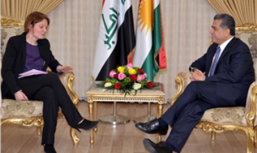 Berpirsê peywendîyên derveyê Kurdistanê pêşwazî li nûnera Swêd a li Hewlêrê kir