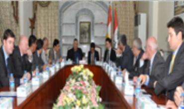 Wezîrê aborî û darayî li gel şandeke bazirganîya Brîtanyayî kom bû