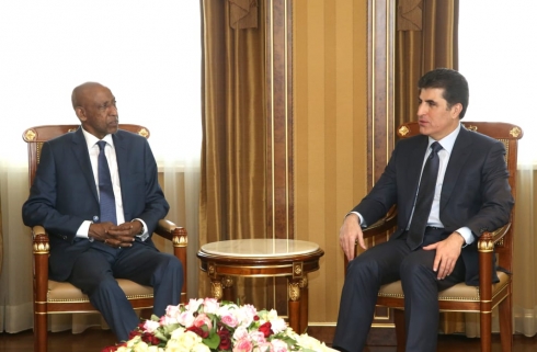 Nêçîrvan Barzanî bi şandeyeke balaya komisyona koçber û penaberan re dicive