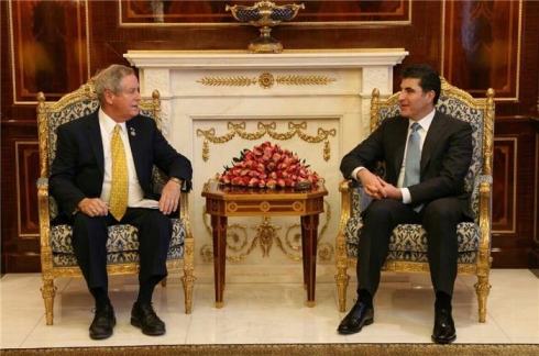 Serokwezîr digel şandeyeke kongeresa Amerîkayê civiya