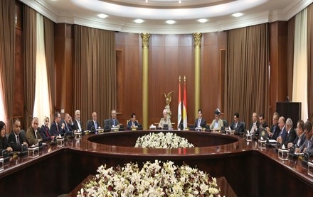 Daxuyaniya civîna Serok Barzanî û partiyên siyasiyên li nav Hikûmet û Parlemenê