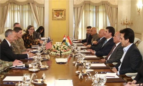 Barzanî û Votel rewaş siyasî û leşkerî ya herêmî dinirxînin