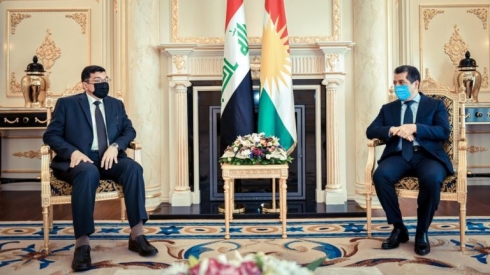 Serokwezîr li gel wezîrê çavkaniyên avê civiya