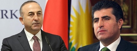 Çavuşoglu sersaxiyê li Nêçîrvan Barzanî dike