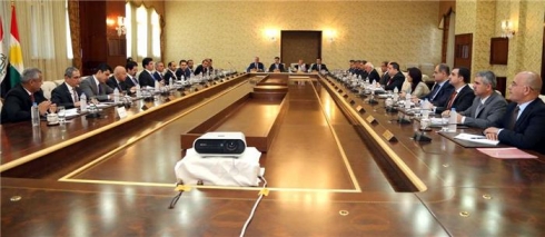 Civata wezîrên hikûmeta herêma Kurdistanê civiya