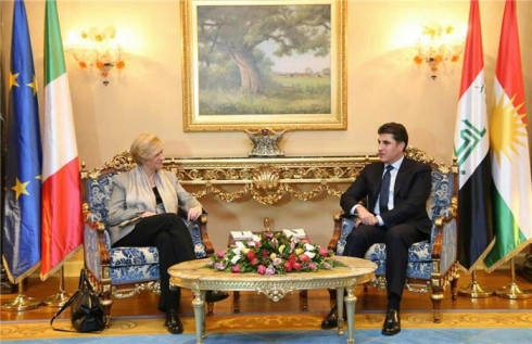 Piştî azadkirina deverê ji terorîstan jî hevahengiya Îtaliya û Kurdistanê berdewam dibe