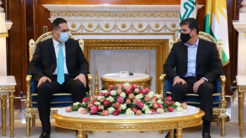 Serokê herêmê li gel şandeke Îraqî civiya