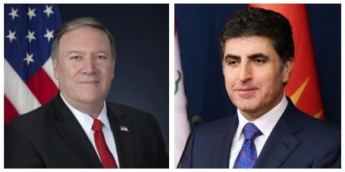 Naveroka peywendiya telefoniya Serokwezîr û Wezîrê Derve yê Amerîkayê