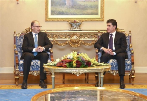 Serokwezîrê Kurdistanê û Balyozê Amerîkayê diyaloga navbera Hewlêr û Bexdayê nirxandin