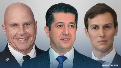 Mesrûr Barzanî li Koşka Spî ligel Mezin Şêwirmendên Serokê Amerîka dicive