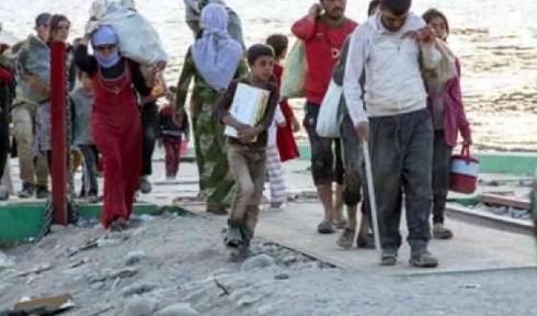 Di nava du heftiyan de neh hezar kes ji Mûsilê ber bi Herêma Kurdistanê koçber bûne