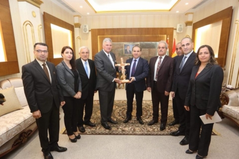 Firaksîyona PDKê ligel şandeke Amerîkayê civiya