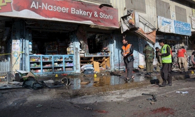 Suicide bomber kills at least 15 outside Pakistan polio center