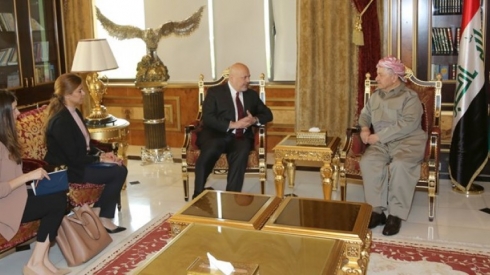 Serok Barzanî pêşwaziya alîkarê Şêwirmendê Sekreterê giştî yê Neteweyên Yekgirtî kir