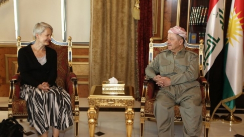 Serok Barzanî pêşwaziya Konsulusa nû ya Almanya li Hewlêr kir