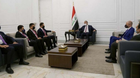 Şanda Kurdistanî li gel Serokwezîrê Îraqê civiya