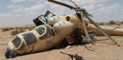 Helîkoptereke leşkerî ya Iraqê ketxwar