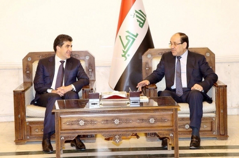 Şanda Herêma Kurdistanê serdana Nurî Malikî dike