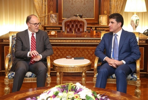 Serokwezîr û balyozê Amerîkayê li Hewlêrê civiyan