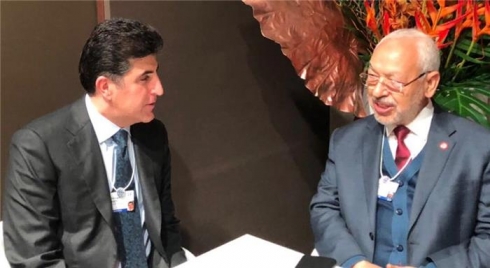 Nêçîrvan Barzanî tevî Raşid Xenûşî civiya