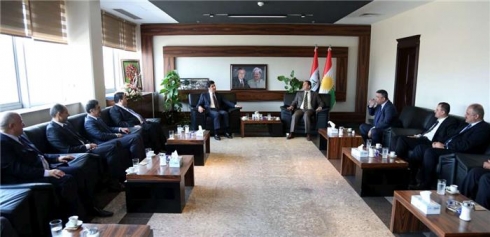 Nêçîrvan Barzanî digel waliyê Silêmaniyê behsa pêdawîstî û pirsgirên bajêr dike