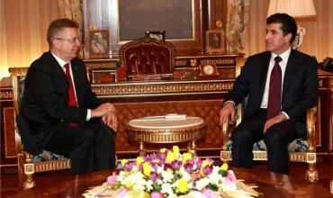 Serokwezîrê Kurdistanê pêşwazîya konsulê nû yê Almaniyayê kir