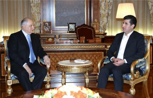 Nêçîrvan Barzanî û Ehmed Çelebî rewşa Îraqê gotûbêj kir