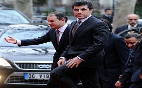 Nêçîrvan Barzanî ligel Erdogan û Davutoglu dicive