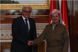 Serokê herêmê û wezîrê derve yê Almaniya bi hev re civiyan