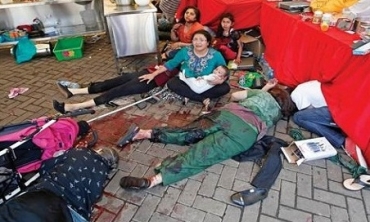 Li Kenya sûpermarkêtek rastî êrişê hat