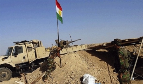 Ala Kurdistanê li ser çiyayê Hemrîn hat bilindkirin