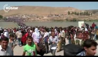 Bi hezaran kurdên din ên rojava derbasî başûrê Kurdistanê bûn