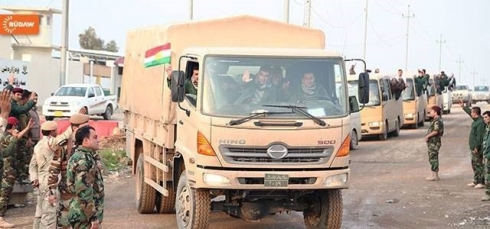 Sêyem yekîneya Hêzên Pêşmerge diçe Kobanî