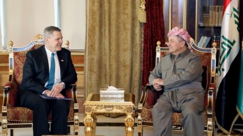 Serok Barzanî û balyozê Amerîkayê behsa çend mijaran kir