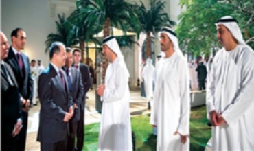 Serok Barzanî beşdarî di merasima pêşbirka otomobîlhajotina ´´formula-1´´ li Îmaratê de kir