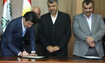 Serokwezîrê Kurdistanê biryara biwîlayetkirina Helebceyê îmza kir