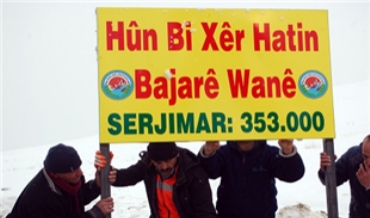 Şaredariya Wanê bi tabloyên kurdî pêşwaziya sala nû kir